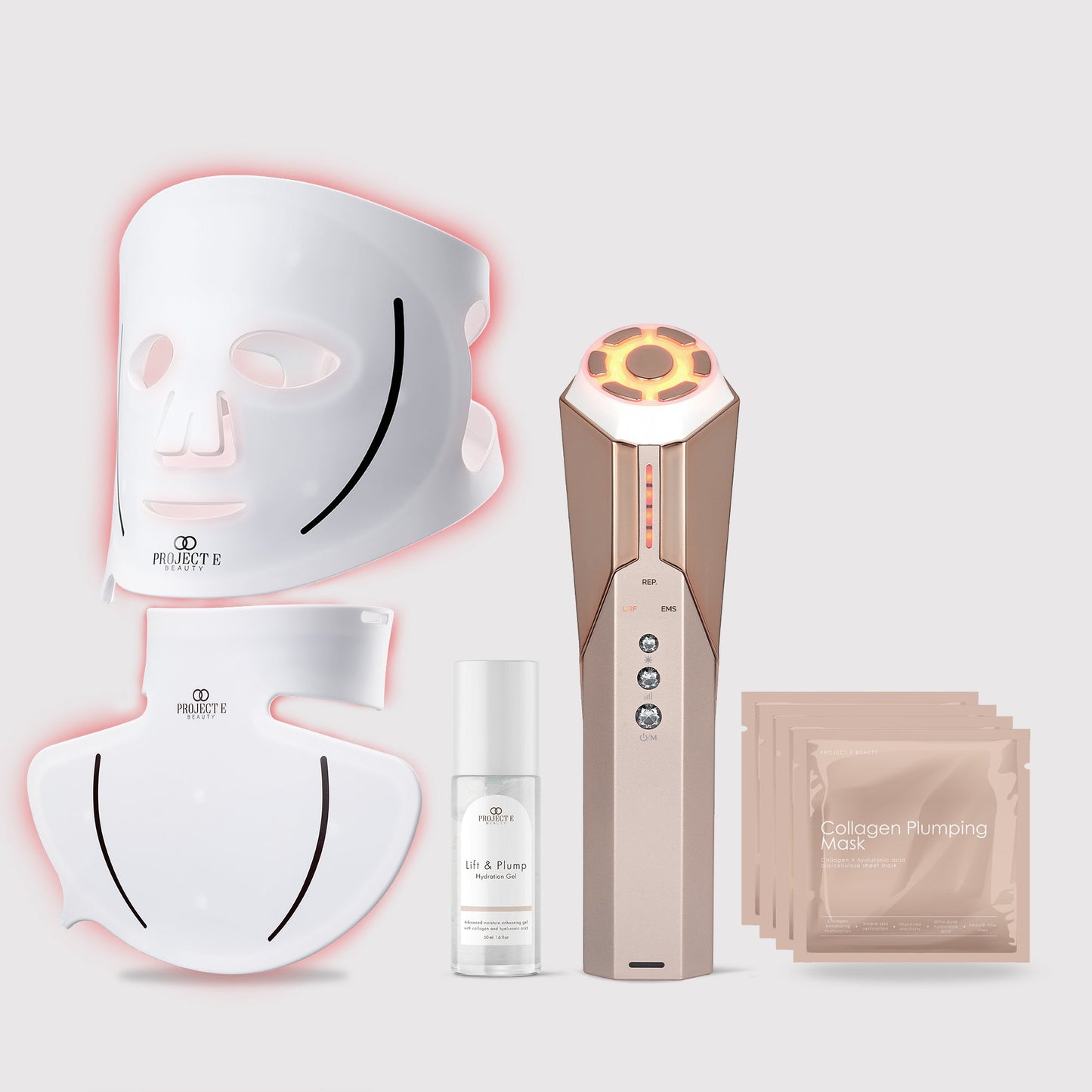 LumaLux Face+ | Pro LED Red Light Therapy Face & Neck Mask