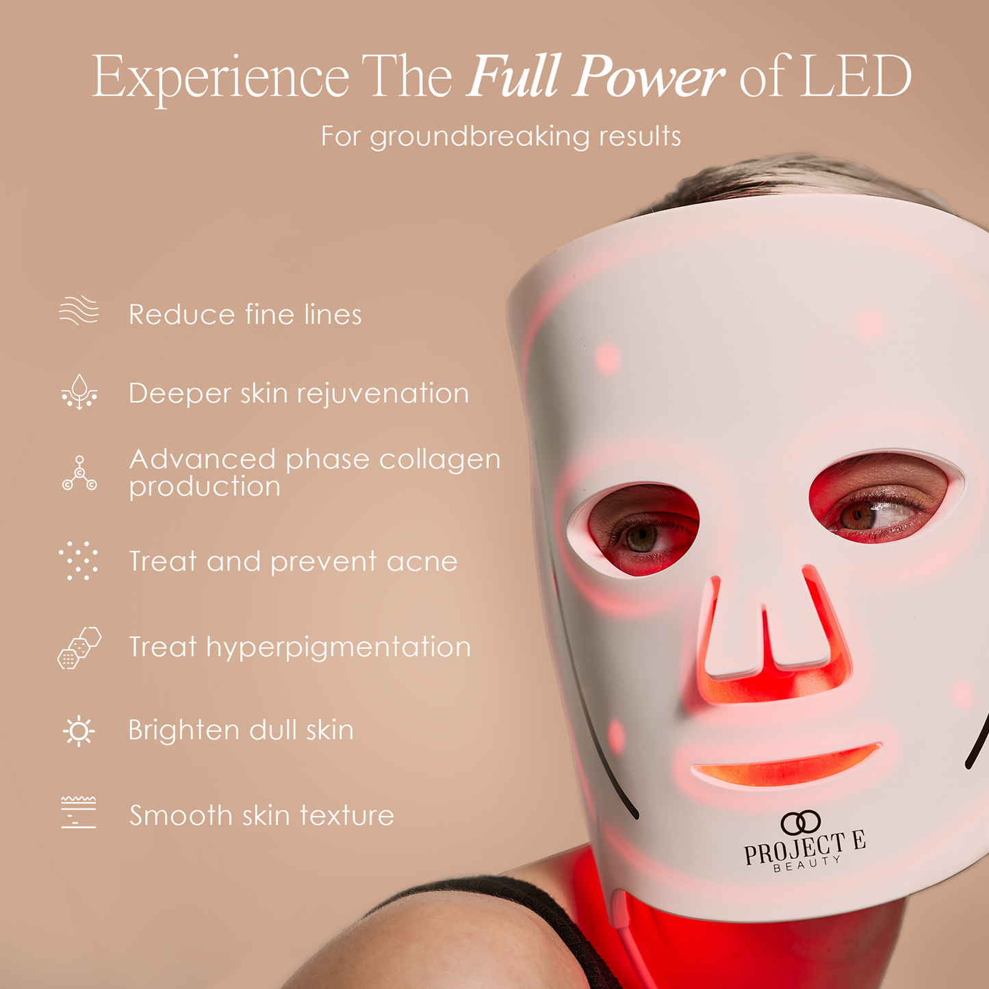 LumaLux Face | Pro LED Red Light Therapy Mask