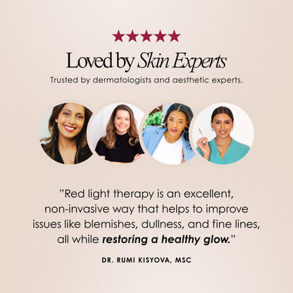 LumaLux Face+ | Pro LED Red Light Therapy Face & Neck Mask