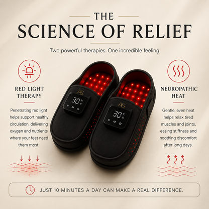 Aure Step™ Red Light Slippers