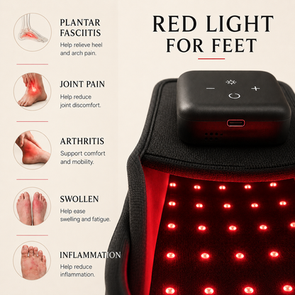 Aure Step™ Red Light Slippers