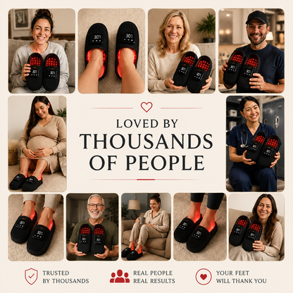 Aure Step™ Red Light Slippers