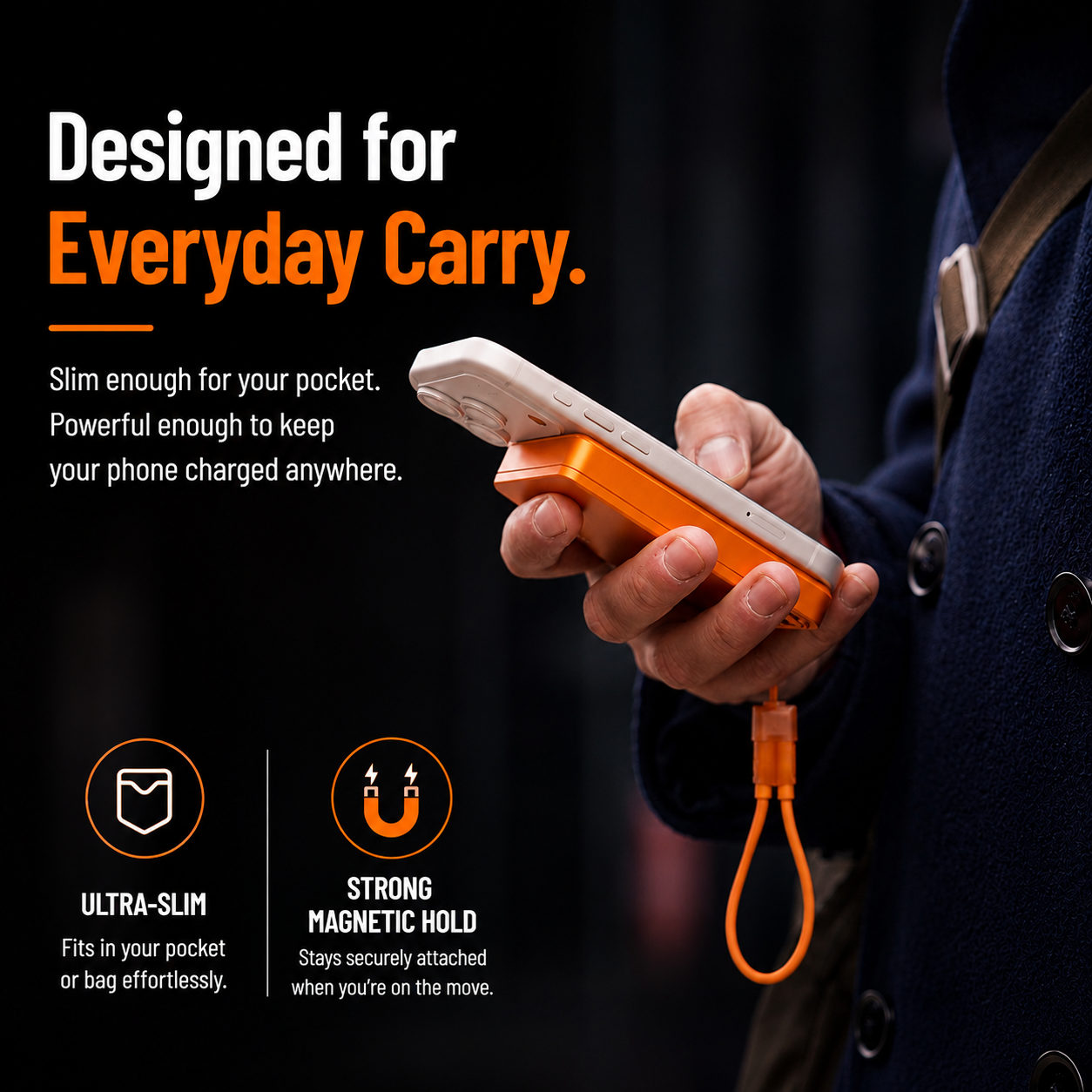 NanoCharge Pro - Magnetic Power Bank