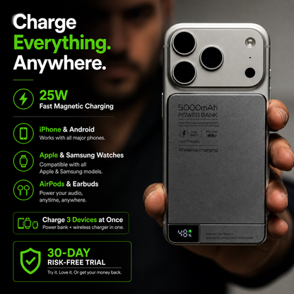 SnapCharge® 20W Magnetic Power Bank