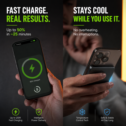 SnapCharge® 20W Magnetic Power Bank