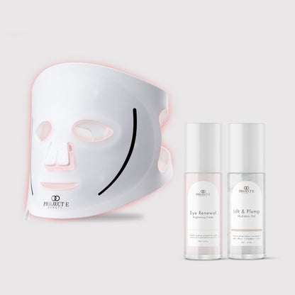 LumaLux Face+ | Pro LED Red Light Therapy Face & Neck Mask