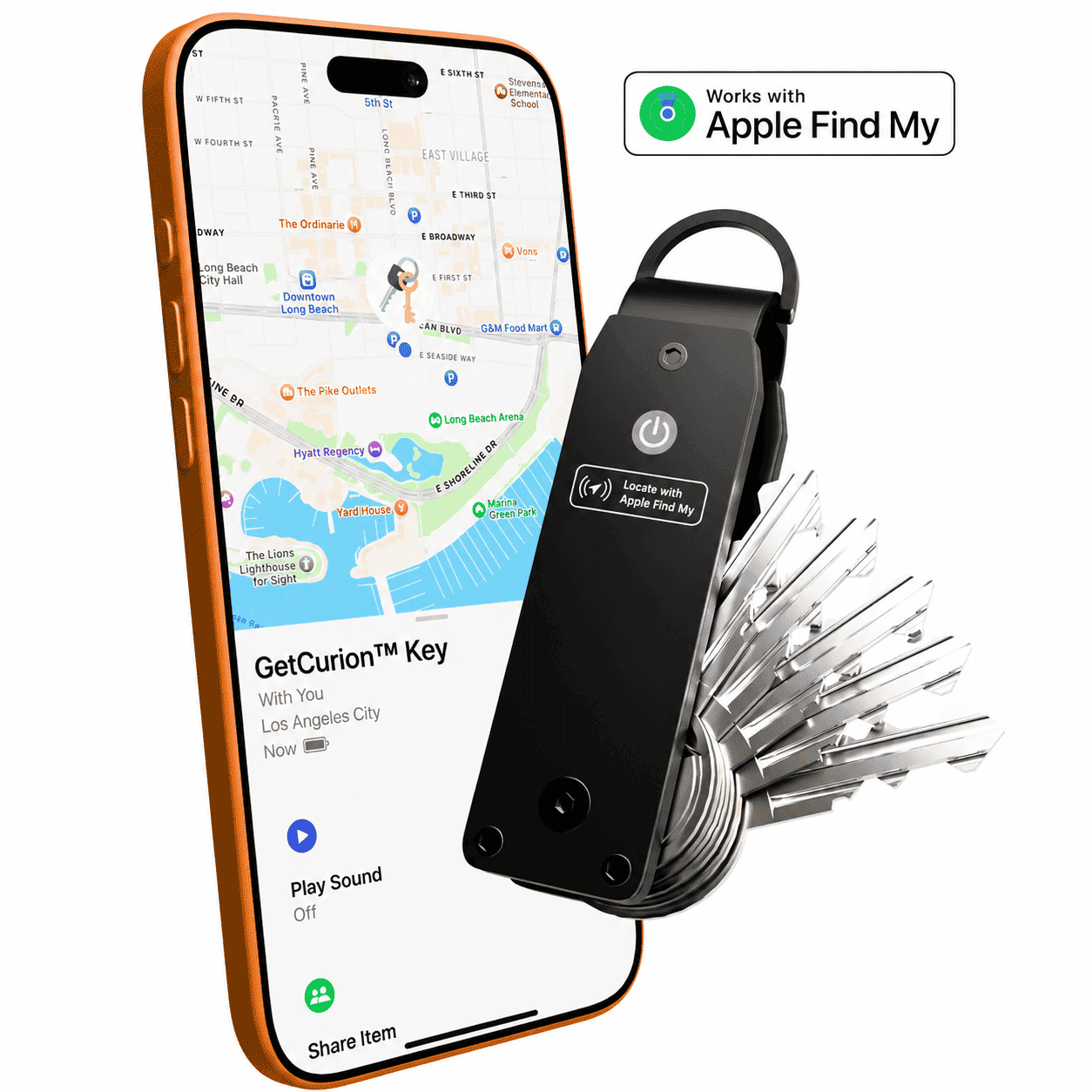 GetCurion™ Smart Key Organizer with Apple Find My